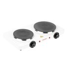 Caterlite Kookplaat | Dubbel | Elektrisch | 2.5kw | 2 Branders | 460x250x65(h)mm