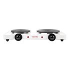 Caterlite Kookplaat | Dubbel | Elektrisch | 2.5kw | 2 Branders | 460x250x65(h)mm