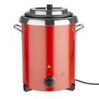 Buffalo Soepketel Rood Met Handgrepen 5,7 Liter | 34,8(h)x25,5(ø)cm