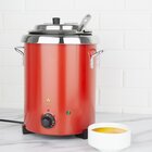 Buffalo Soepketel Rood Met Handgrepen 5,7 Liter | 34,8(h)x25,5(ø)cm