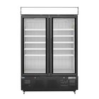 Polar Vrieskast | G-serie | 920l | Zwart | -18°c/-22°c | Statisch + Ventilator | Draaideuren | Wielen | 1370x720x2022(h)mm
