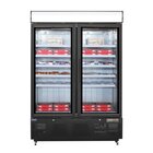 Polar Vrieskast | G-serie | 920l | Zwart | -18°c/-22°c | Statisch + Ventilator | Draaideuren | Wielen | 1370x720x2022(h)mm