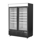 Polar Vrieskast | G-serie | 920l | Zwart | -18°c/-22°c | Statisch + Ventilator | Draaideuren | Wielen | 1370x720x2022(h)mm