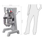 Buffalo Planetaire Mixer | 29l | 1.5kw | Met Vaste Kom | 540x570x1030(h)mm