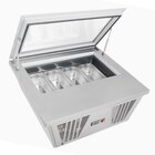 Polar Schepijsvitrine | G-serie | Rvs | 4x 5L | -15°c/-24°c | Statisch | 865x735x377(h)mm