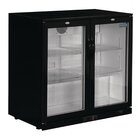 Polar Barkoelkast | G-serie | 208l | Zwart | +2°c/+8°c | Statisch + Ventilator | Draaideuren | Wielen | 900x520x900(h)mm