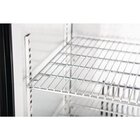 Polar Barkoelkast | 330l | Zwart | +2°c/+8°c | Statisch + Ventilator | Klapdeuren | 1350x520x900(h)mm