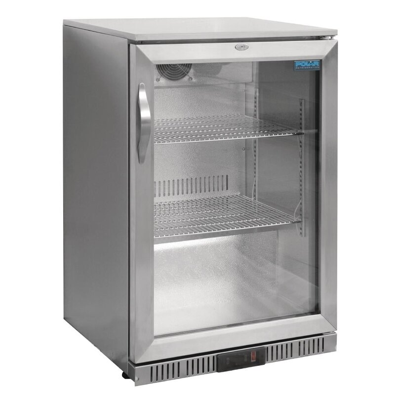 Polar Barkoeling Grijs | 138l | Met Klapdeur | +2°c Tot +8°c | 600x520x900(h)mm