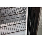 Polar Barkoelkast | 198l | Zwart | Laag Model | +2°c/+8°c | Geventileerd | Schuifdeuren | 900x520x850(h)mm