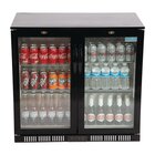 Polar Barkoelkast | 198l | Zwart | +2°c/+8°c | Geventileerd | Klapdeuren | 900x520x850(h)mm