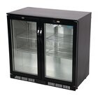 Polar Barkoelkast | 198l | Zwart | +2°c/+8°c | Geventileerd | Klapdeuren | 900x520x850(h)mm