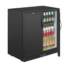 Polar Barkoelkast | 208l | Zwart | +2°c/+8°c | Geventileerd | Klapdeuren | 900x520x900(h)mm