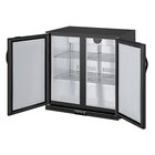 Polar Barkoelkast | 208l | Zwart | +2°c/+8°c | Geventileerd | Klapdeuren | 900x520x900(h)mm