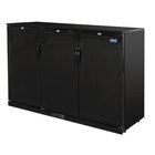 Polar Barkoelkast | 330l | Zwart | +2°c/+8°c | Geventileerd | 0.35kw | Draaideuren | 1350x520x900(h)mm