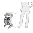Buffalo Planetaire Mixer 9L | 0.55kw | Met Vaste Kom | 395x395x610(h)mm