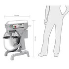 Buffalo Planetaire Mixer | 20l | 1.1kw | Met Vaste Kom | 558x558x794(h)mm