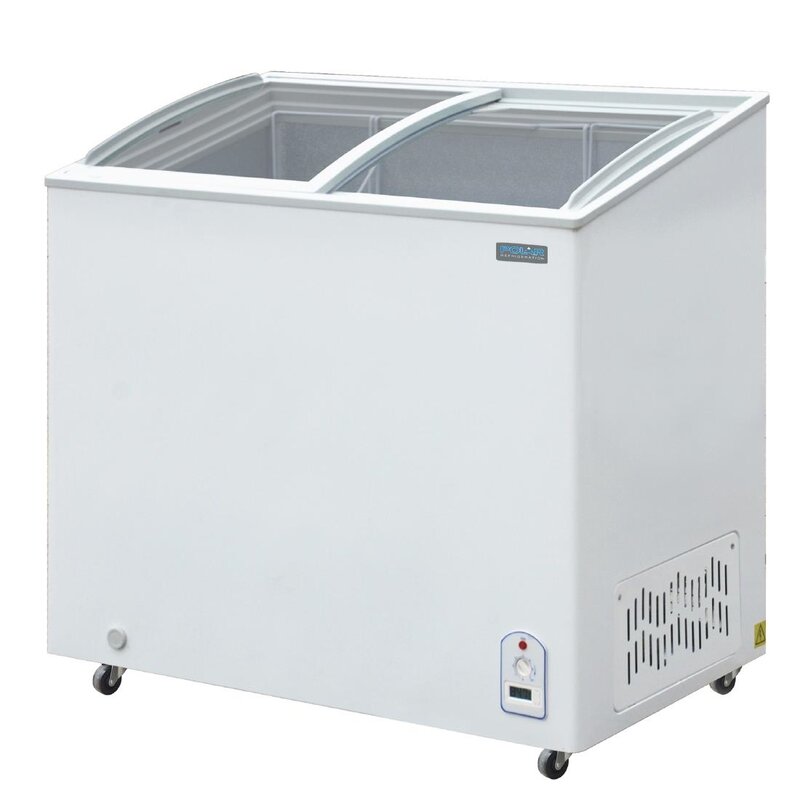 Polar Vrieskist | 200l | Wit | -18°c/-24°c | Statisch | Schuifdeksels | 953x553x920(h)mm