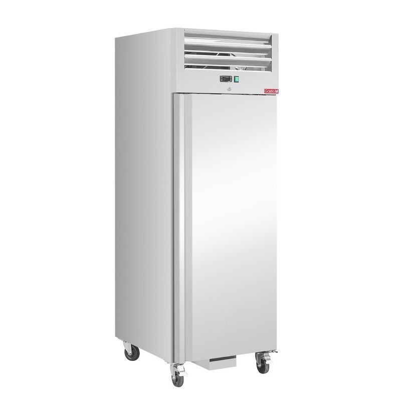 Gastro M Vrieskast | 537l (2/1 Gn) | Rvs | -10°c/-20°c | Statisch + Ventilator | Wielen (geremd) | 680x810x2000(h)mm