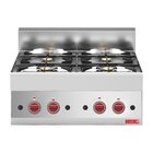 Gastro M 650 4-pits Gaskooktoestel 65/70 Pcg