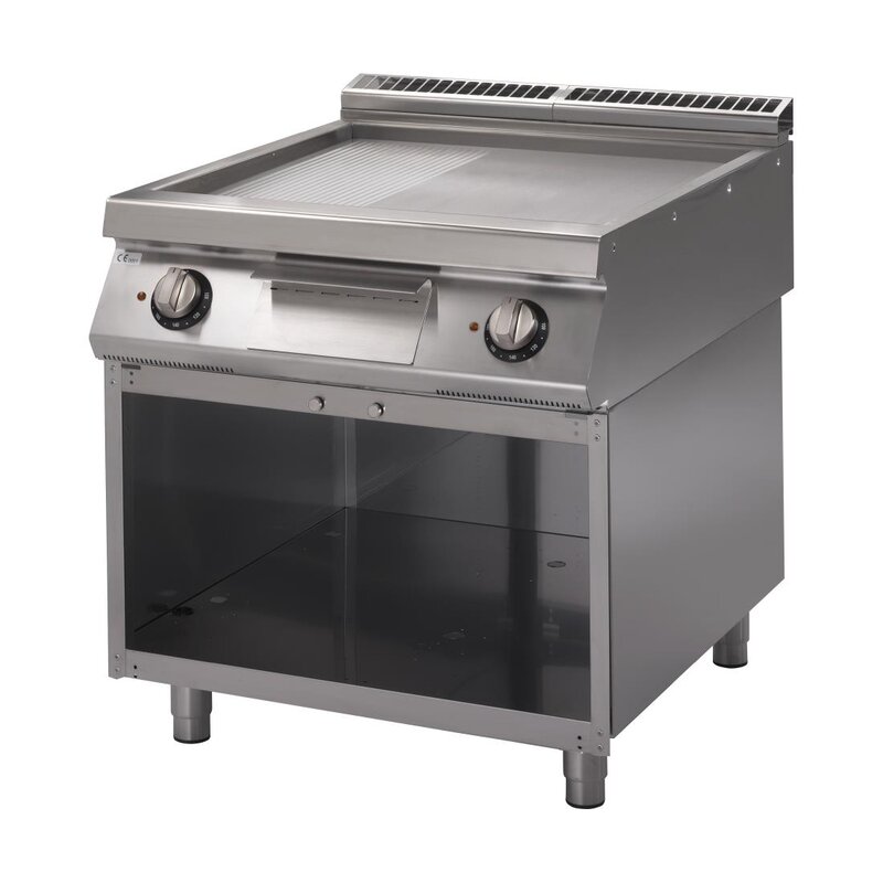 Gastro M Bakplaat/grillplaat | Elektrisch | 70/80 | Ftres-cr | Chroom | 10.8kw | 800x700x850(h)mm