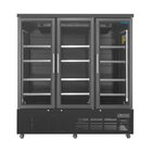 Polar Koelkast | G-serie | 1156l | Zwart | +2°c/+8°c | Geforceerd | Draaideuren | Wielen (geremd) | Rgb Led | 1830x764x1963(h)mm