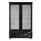 Polar Vrieskast | G-serie | 744l | Zwart | -18°c/-22°c | Geforceerd | Draaideuren | Wielen (geremd) | Rgb Led | 1220x764x1963(h)mm