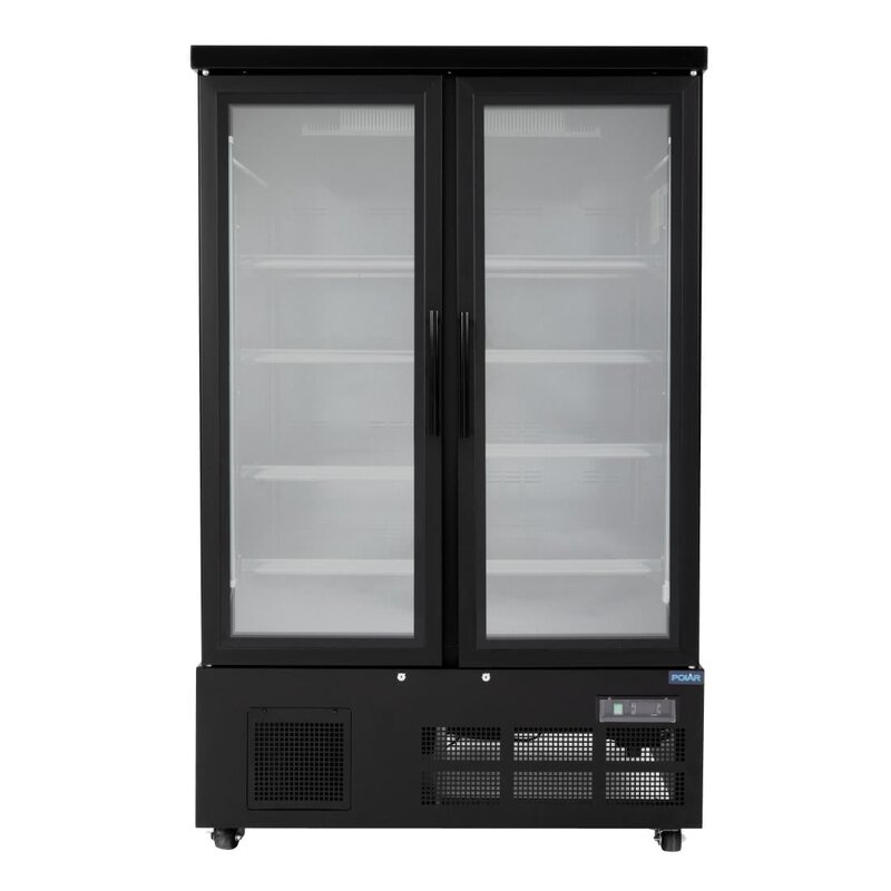 Polar Vrieskast | G-serie | 744l | Zwart | -18°c/-22°c | Geforceerd | Draaideuren | Wielen (geremd) | Rgb Led | 1220x764x1963(h)mm