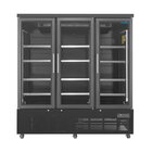 Polar Vrieskast | G-serie | 1156l | Zwart | -18°c/-22°c | Geforceerd | Draaideuren | Wielen (geremd) | Rgb Led | 1830x764x1963(h)mm
