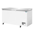 Polar Vrieskist | G-serie | Wit/rvs | 400l | -18°c/-25°c | Statisch | Kanteldeksel | 1435x730x970(h)mm