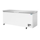 Polar Vrieskist | G-serie | Wit/rvs | 600l | -18°c/-25°c | Statisch | Kanteldeksel | 2035x730x970(h)mm