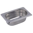 Gastro M GN Bak Rvs 1/9 - 600ml | 176x108x65(h)mm