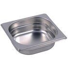 Gastro M Gn-bak | Rvs | 1/6 GN | Hoogte 65mm | 176x162x65(h)mm