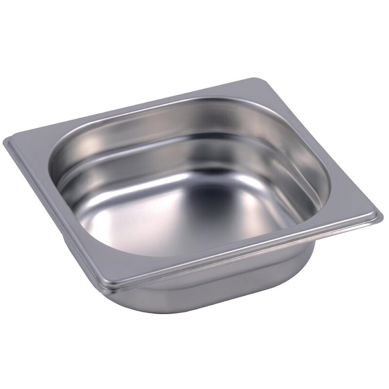 Gastro M Gn-bak | Rvs | 1/6 GN | Hoogte 65mm | 176x162x65(h)mm