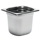 Gastro M Gn-bak | Rvs | 1/6 GN | Hoogte 150mm | 176x162x150(h)mm