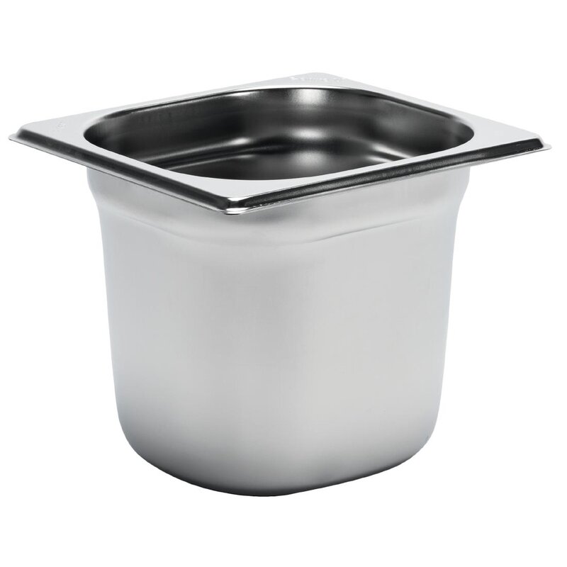 Gastro M Gn-bak | Rvs | 1/6 GN | Hoogte 150mm | 176x162x150(h)mm