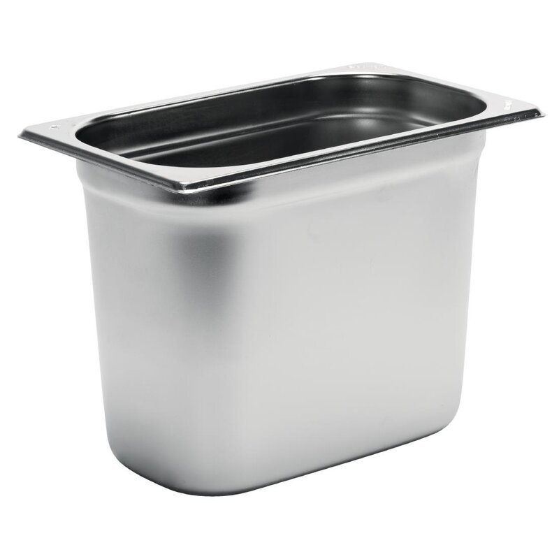 Gastro M Gn-bak | Rvs | 1/4 GN | Hoogte 200mm | 265x162x200(h)mm