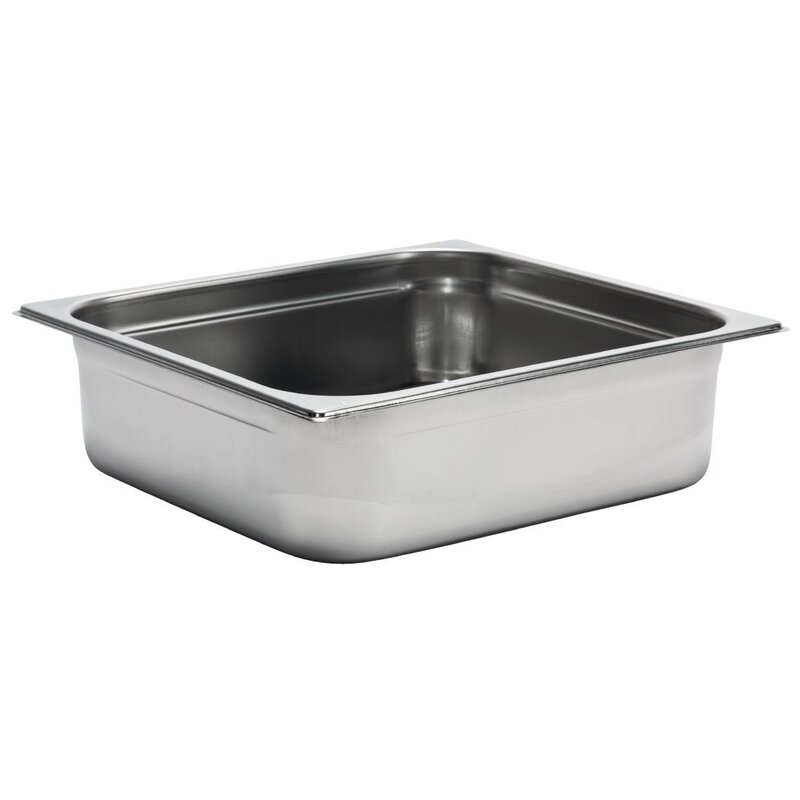 Gastro M Gn-bak | Rvs | 2/3 GN | Hoogte 100mm | 354x325x100(h)mm