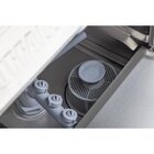 Buffalo Glazenspoelmachine | Mand 350x350 | Zeeppomp | Naglanspomp | 230v | Touchscreen | 425x465x630(h)mm