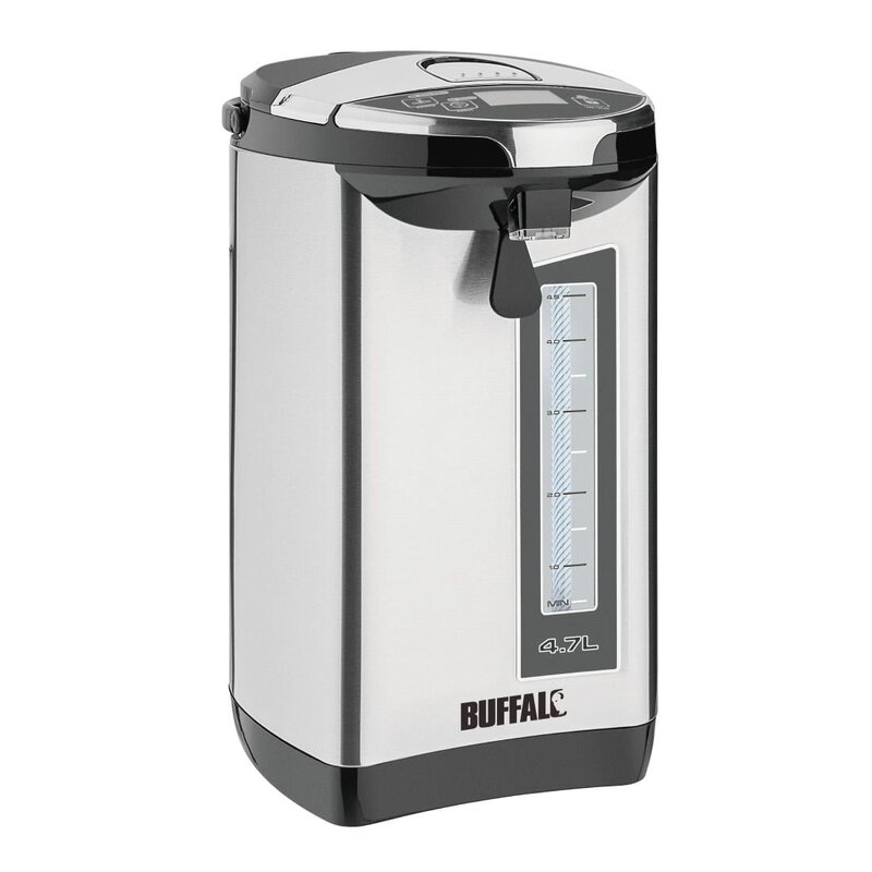Buffalo Heetwaterdispenser | Rvs | 4.7l | 40°c/100°c | Touchscreen | 0.75kw (230v) | ø215x370(h)mm