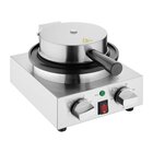 Buffalo Wafelijzer | Enkel | Belgische Wafels (ø180mm) | 50°c/250°c | 1kw (230v) | Timer | 240x290x198(h)mm
