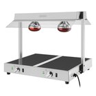 Buffalo Warmhoudunit | 2x 1/1 GN | 35°c/85°c | Onder-/bovenverwarming | 1kw (230v) | 699x501x567(h)mm