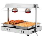 Buffalo Warmhoudunit | 2x 1/1 GN | 35°c/85°c | Onder-/bovenverwarming | 1kw (230v) | 699x501x567(h)mm