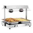 Buffalo Warmhoudunit | 2x 1/1 GN | 35°c/85°c | Onder-/bovenverwarming | 1kw (230v) | 699x501x567(h)mm