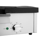 Buffalo Bak-/grillplaat | Elektrisch | Gegroefd Oppervlak 555x264 (gietijzer) | 50°c/300°c | 3kw (230v) | Timer | 615x466x207(h)mm