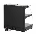 Buffalo Warmhoudvitrine | Zwart | 30°c/90°c | Statisch | 2 Niveaus | Zelfbediening | 0.56kw (230v) | 625x457x650(h)mm
