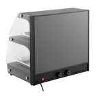 Buffalo Warmhoudvitrine | Zwart | 30°c/90°c | Statisch | 2 Niveaus | Zelfbediening | 0.56kw (230v) | 650x467x630(h)mm