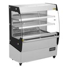 Buffalo Verwarmd Wandmeubel | Rvs/zwart | 30°c/80°c | Geventileerd | 3 Niveaus | Zelfbediening | 2kw (230v) | 1000x592x1253(h)mm