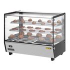 Buffalo Warmhoudvitrine | Zwart/rvs | 30°c/90°c | Statisch | 3 Niveaus | 1.5kw (230v) | 856x568x686(h)mm