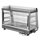 Buffalo Warmhoudvitrine | Grijs/rvs | 30°c/90°c | Statisch | 3 Niveaus | Zelfbediening | 1.1kw (230v) | 915x484x663(h)mm