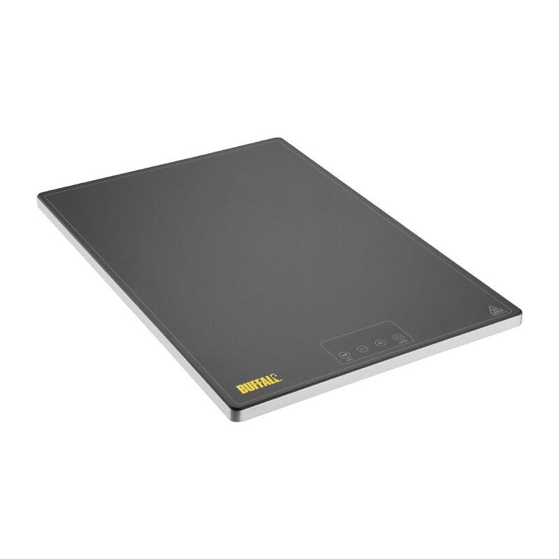 Buffalo Warmhoudplaat | Slimline | 1/1 GN | 65°c/105°c | 0.23kw (230v) | Touchbediening | 380x550x25(h)mm